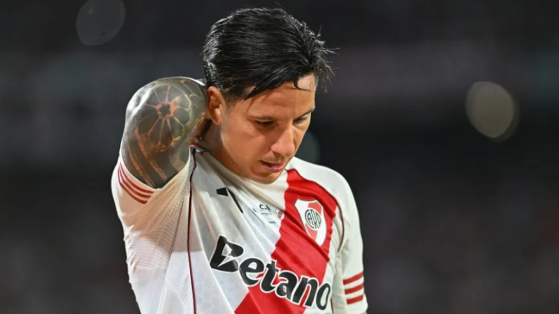 Driussi se pierde el partido de River ante Gimnasia por lesión